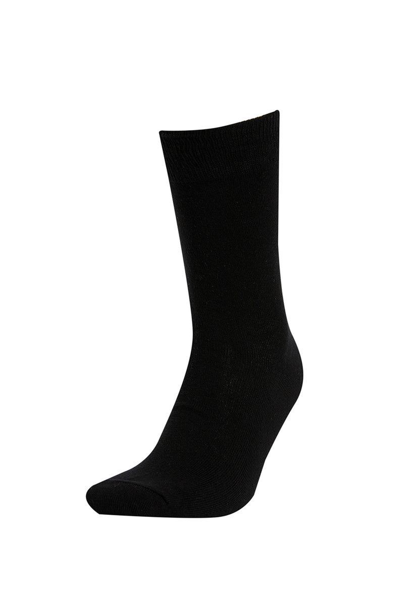 DeFacto Black Man 3 Pack Socks Casual - Image 3